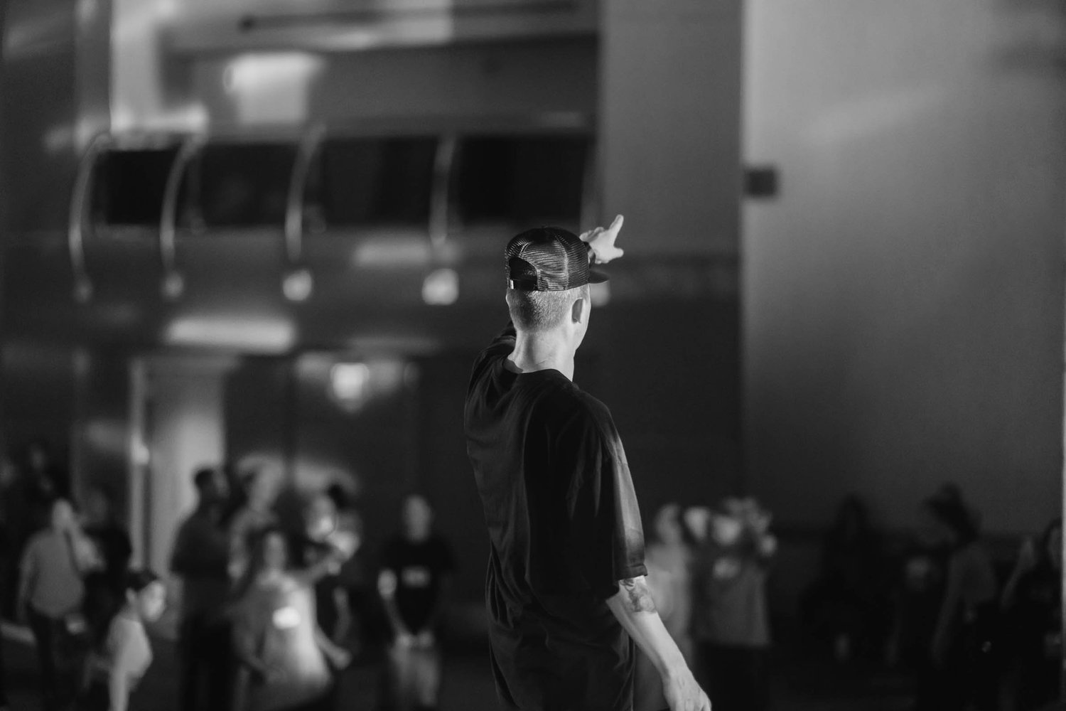 Ivan Koumaev leading dancers through choreography